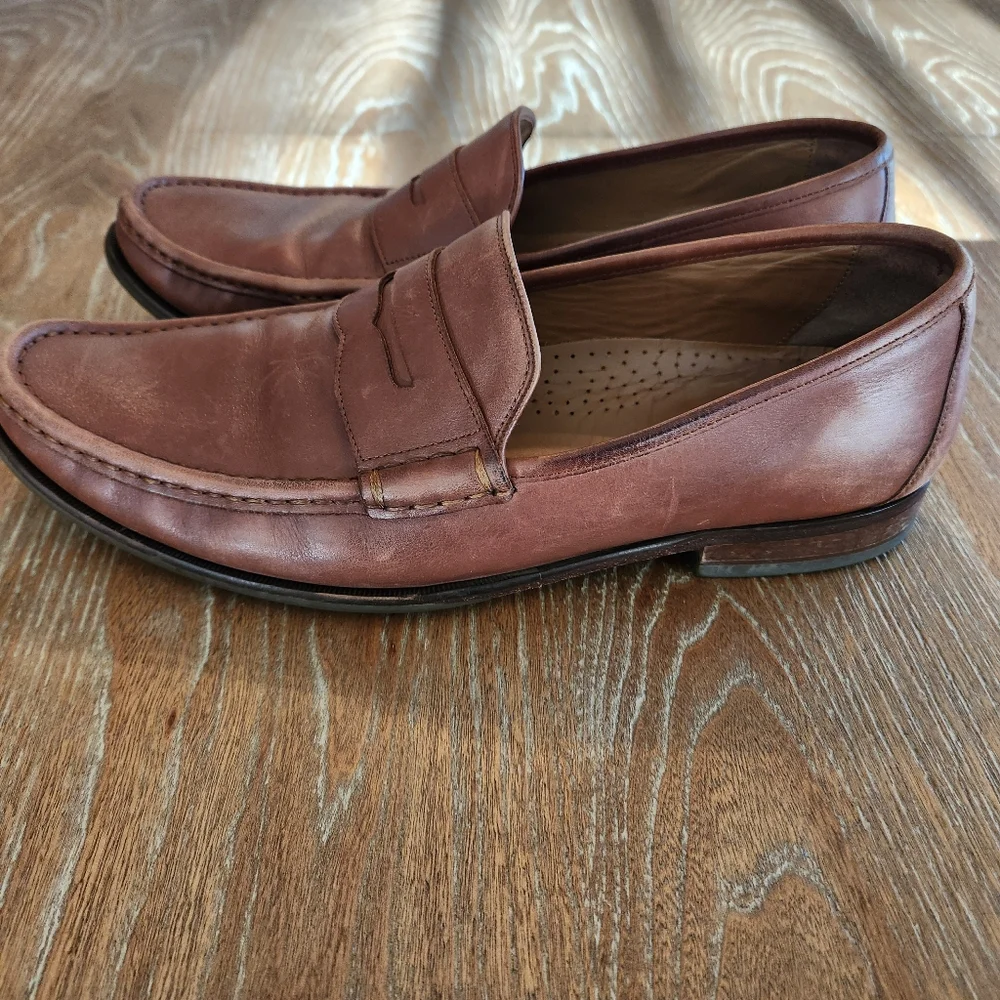 COLE HAAN Grand OS‎ Brown Penny Loafers Slip On Men's Size 11